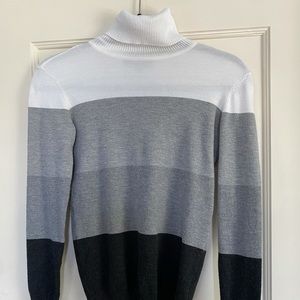 PREMISE striped turtle neck longsleeve sweater